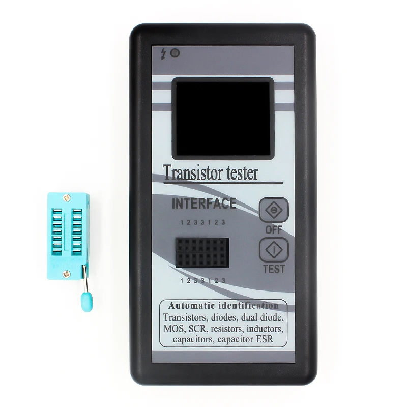 M328 Multi-purpose Transistor Tester 128*160 Diode Thyristor Capacitance Resistor Inductance MOSFET ESR LCR Meter TFT Color