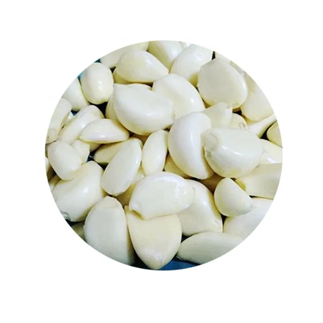 IQF Wholesale  diced peeled white frozen garlic cloves white frozen vegetables frozen garlic