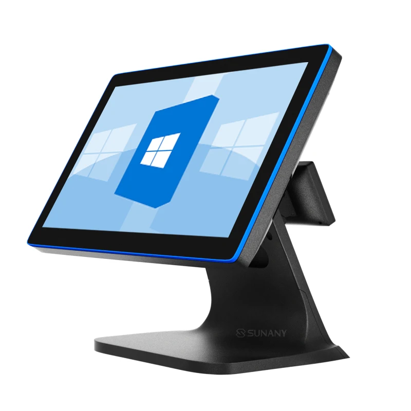 17.3 Inch 10 Point Touch Screen Windows Pos System with 2 Line VFD Customer Display