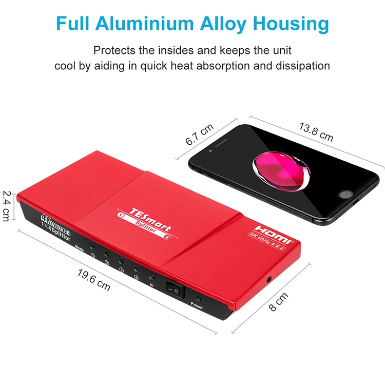 4k 1in 4 out HDMI Splitter 1x4 in Other Home Audio&Video Equipment