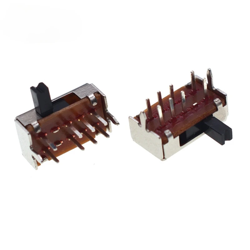 SK23D07 8pins  PCB 3 Position 2P3T DP3T micro Slide Switch Side Knob Handle heigth  2 to 8mm  SK23D07VG4   Slide Switch