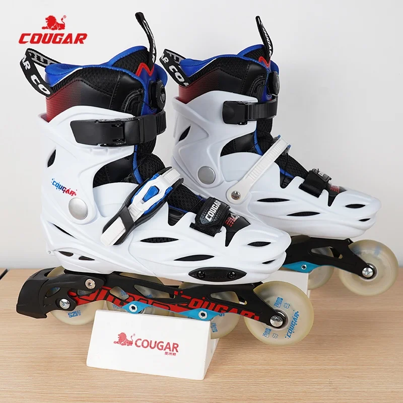 Factory OEM ODM PP Hard Boot Shell Intermediate Slalom Children Adjust Skates