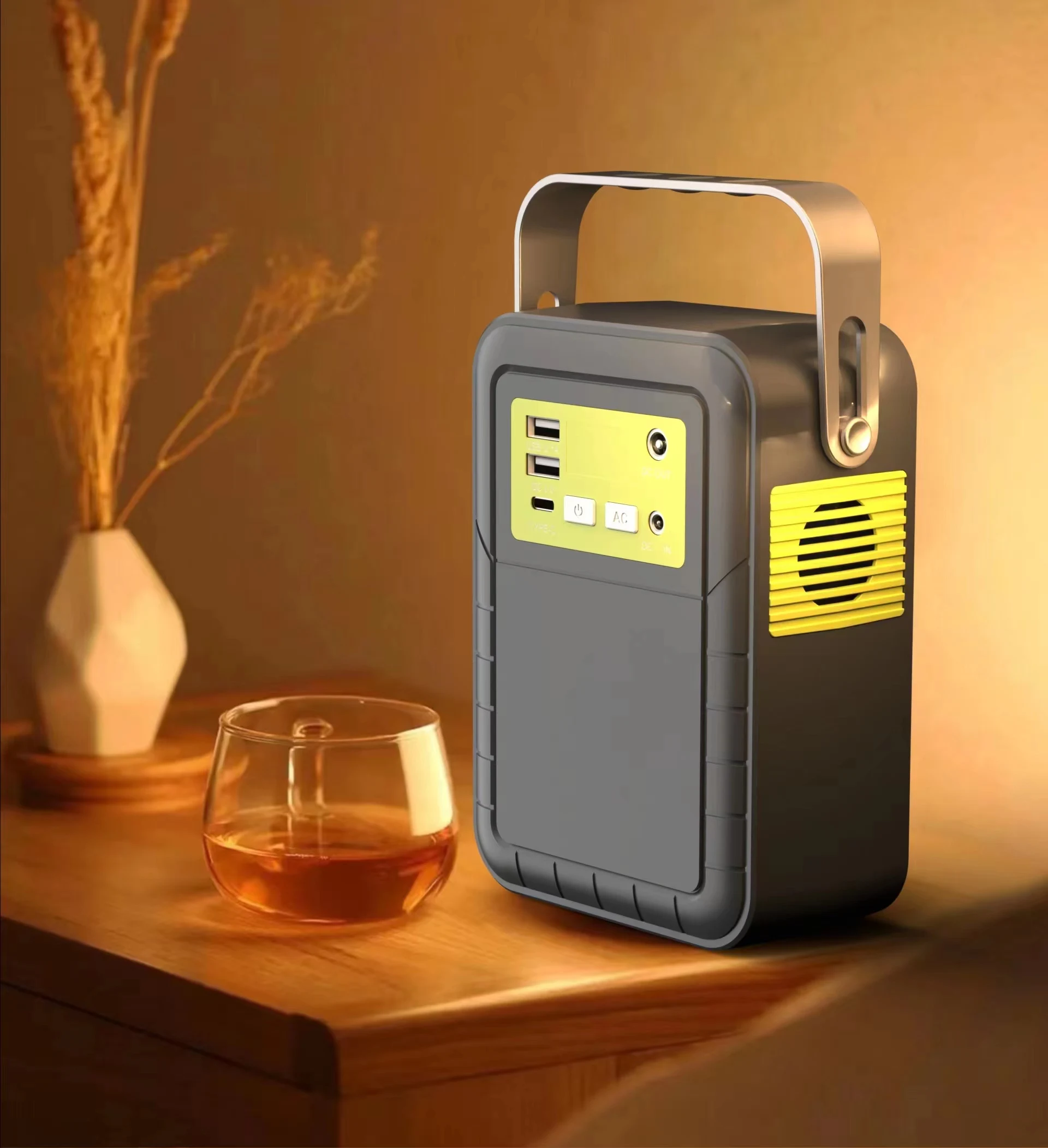 Wholesale fast Charger 80W large capacity Solar Power Station Portable Power Generator for Camping AC/DC Type C Output OEM/ODM