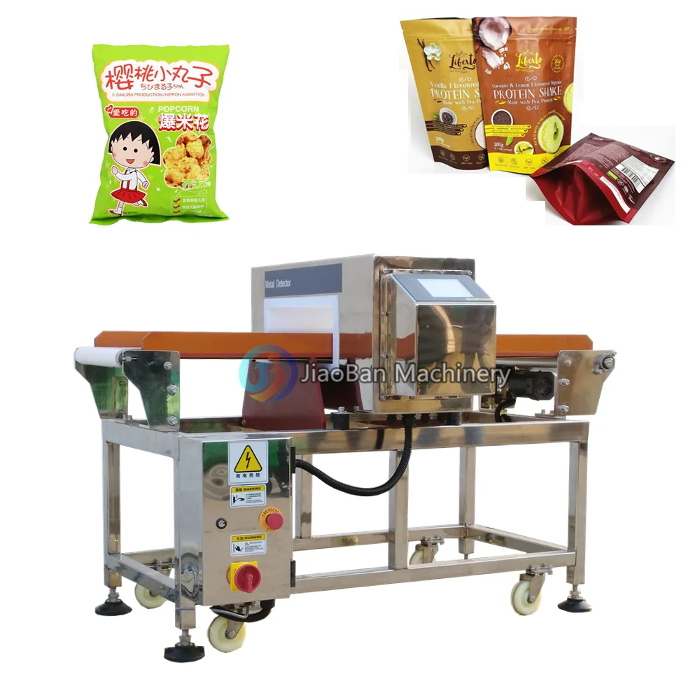 JB-J4015 automatic food industry metal detector for pouch carton box