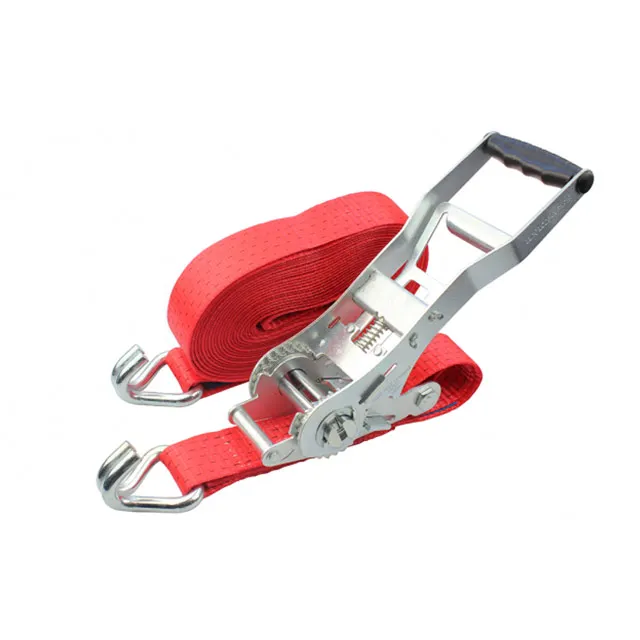 5000 KG Polyester Securing Cargo Tie Down Goods Lashing Belt Ergo Ratchet Straps For Fastening Load