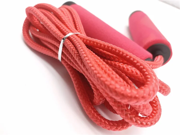 2022 Wholesale Promotional PP Nylon Jump Rope Fitness Equipment Skipping Rope with Foam Handle