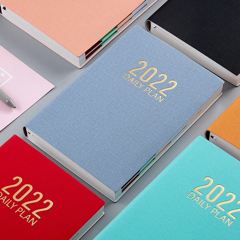 2022 Schedule Book 360 Day Notebook Time Management Calendar Book Daily Schedule Book Self Discipline Diary A5 with Index