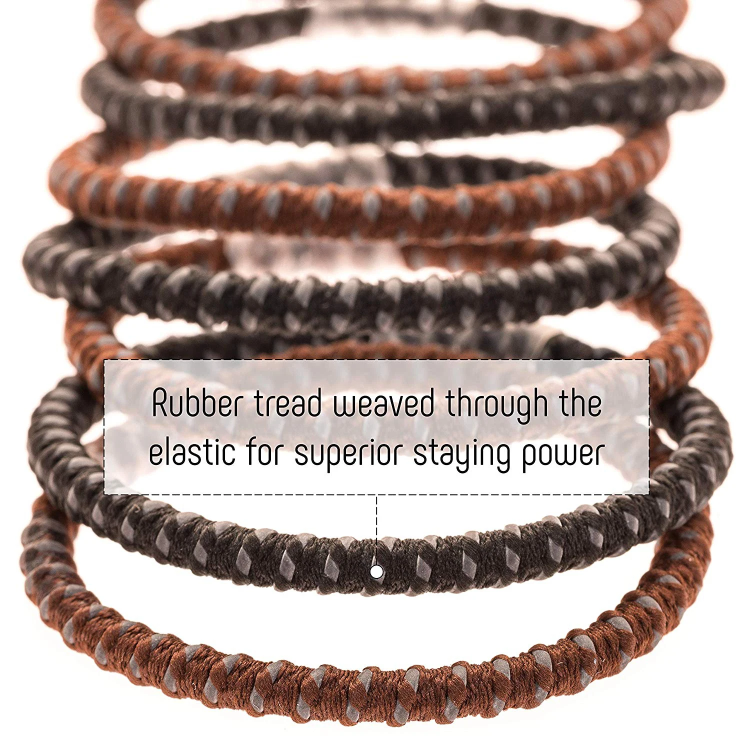 No Crease Hair Ties for Girls Ponytail Holder Hair Tie Hair Elastics - for Women