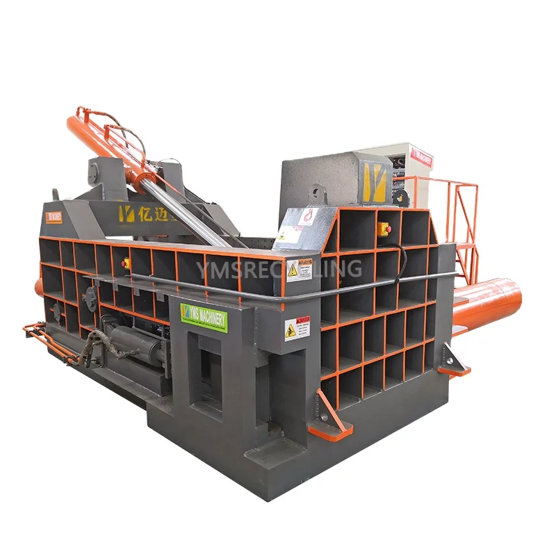 China manufacture mobile scrap metal baler press machine for scrap metal