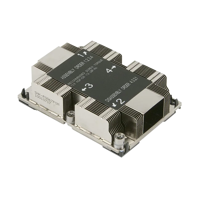 Hongyi Supermicro SNK-P0067PSM LGA 3647 X11 purley platform 1U Passive cpu heat sink cooler lga3647 Server cooling heatsink