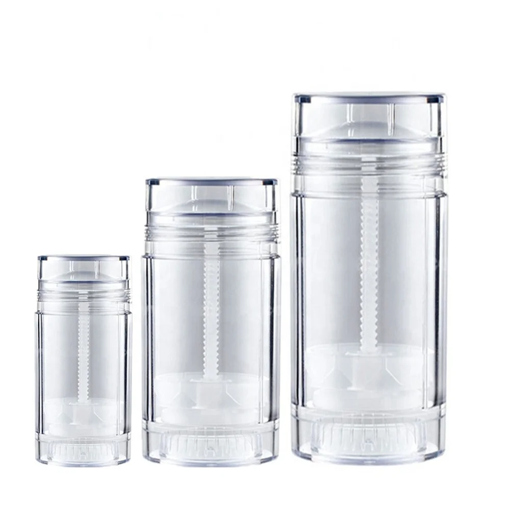 Free shipping 10pcs/lot 30,50,75g AS transparent deodorant container, Gel twist up deodorant tube for mosquito cream