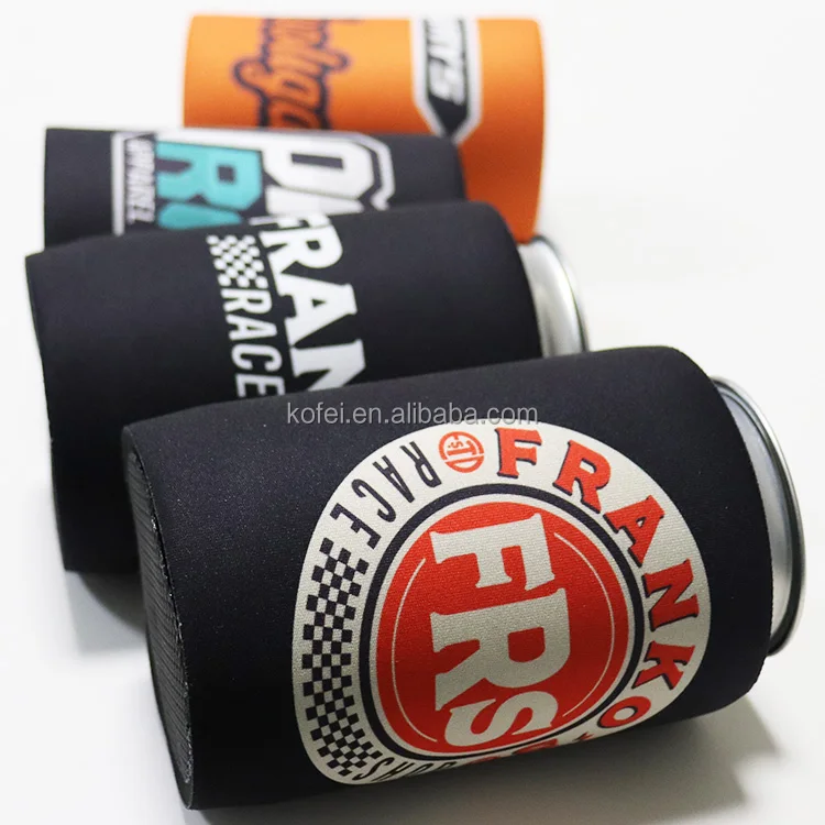 Custom Logo High Quality Neoprene 330ml 12oz Insulated Thermal Beer Cans Cooler Sleeve
