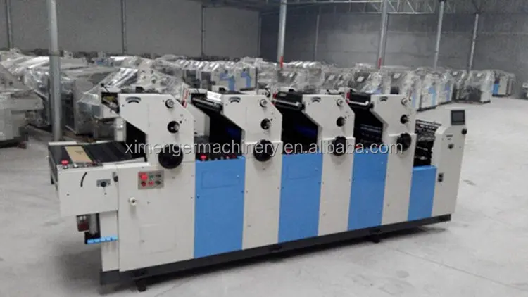 Automatic 4 Colour  Pamphlet Offset Printer A2 Size 4 Colors Newspaper Paper Sheet Offset Printing Machine Price
