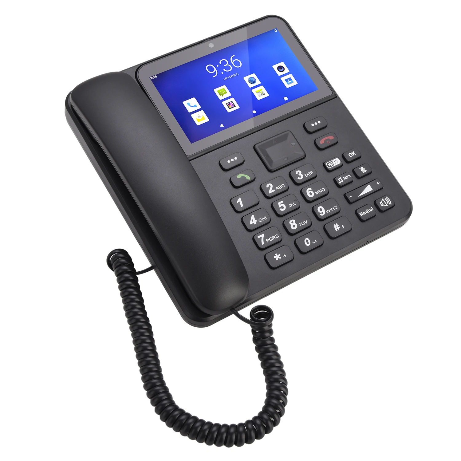 FWP LS913 High Quality 4G VoLTE BT HD Voice Video Call MP3 FM Android Smart Cordless Telephone 2G 3G Fixed Wireless Phone