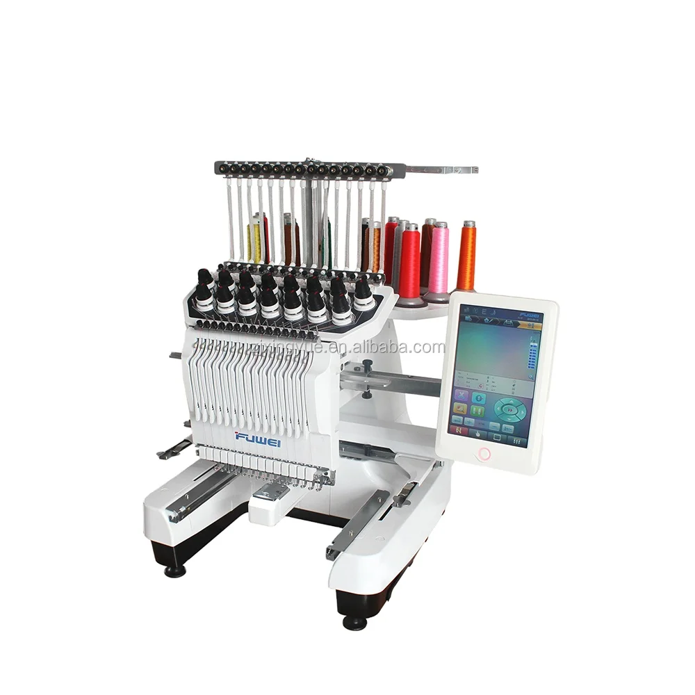 FUWEI single head sewing embroidery machine 15 needles for household