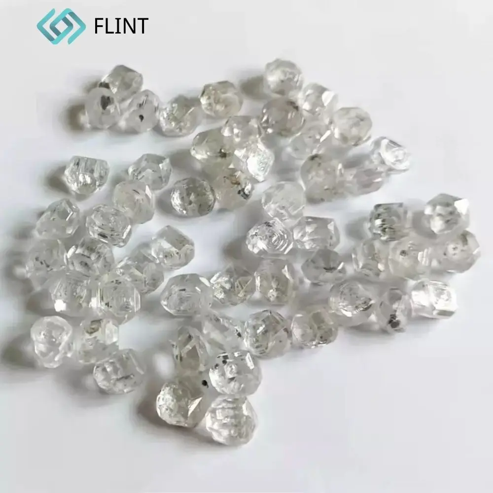 FLINT Synthetic White Diamond HPHT Rough Diamond Stone