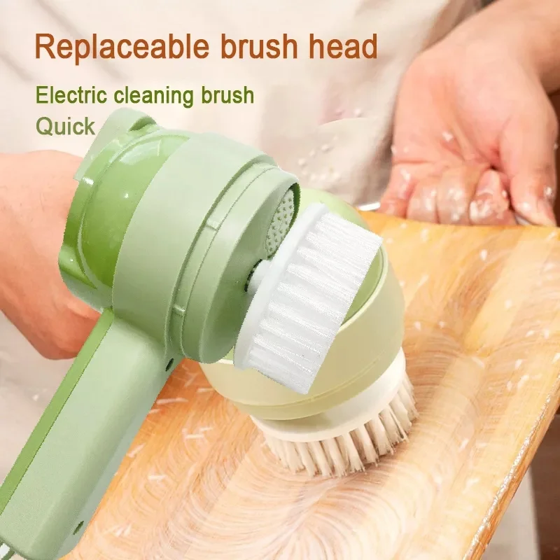 4 In1 Handheld Portable Electric Vegetables Cutter Mini Baby Food Chopper Processor