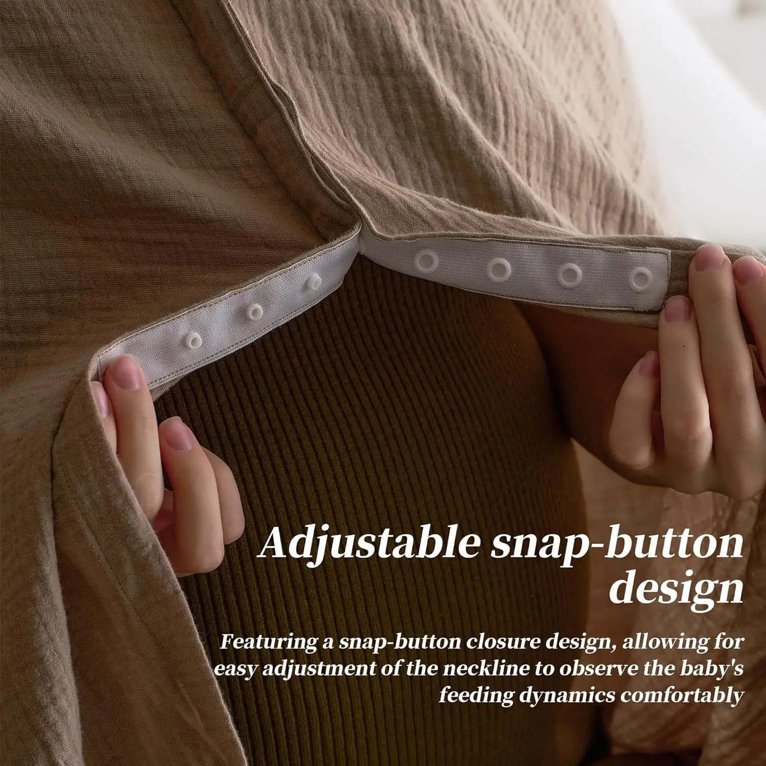 100% Cotton Muslin Nursing Cover for Baby feeding Breathable Nursing Covers Feeding apron