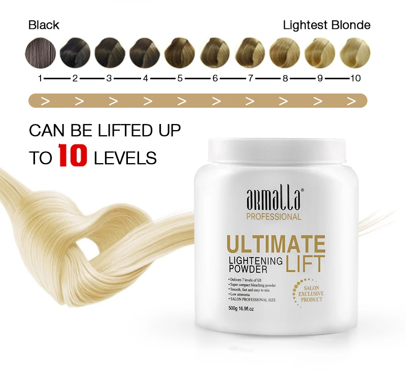 Oem Odm Service Permanent Bleaching Powder Change White Hair Bleach Powder decolorante cabello profesional salon