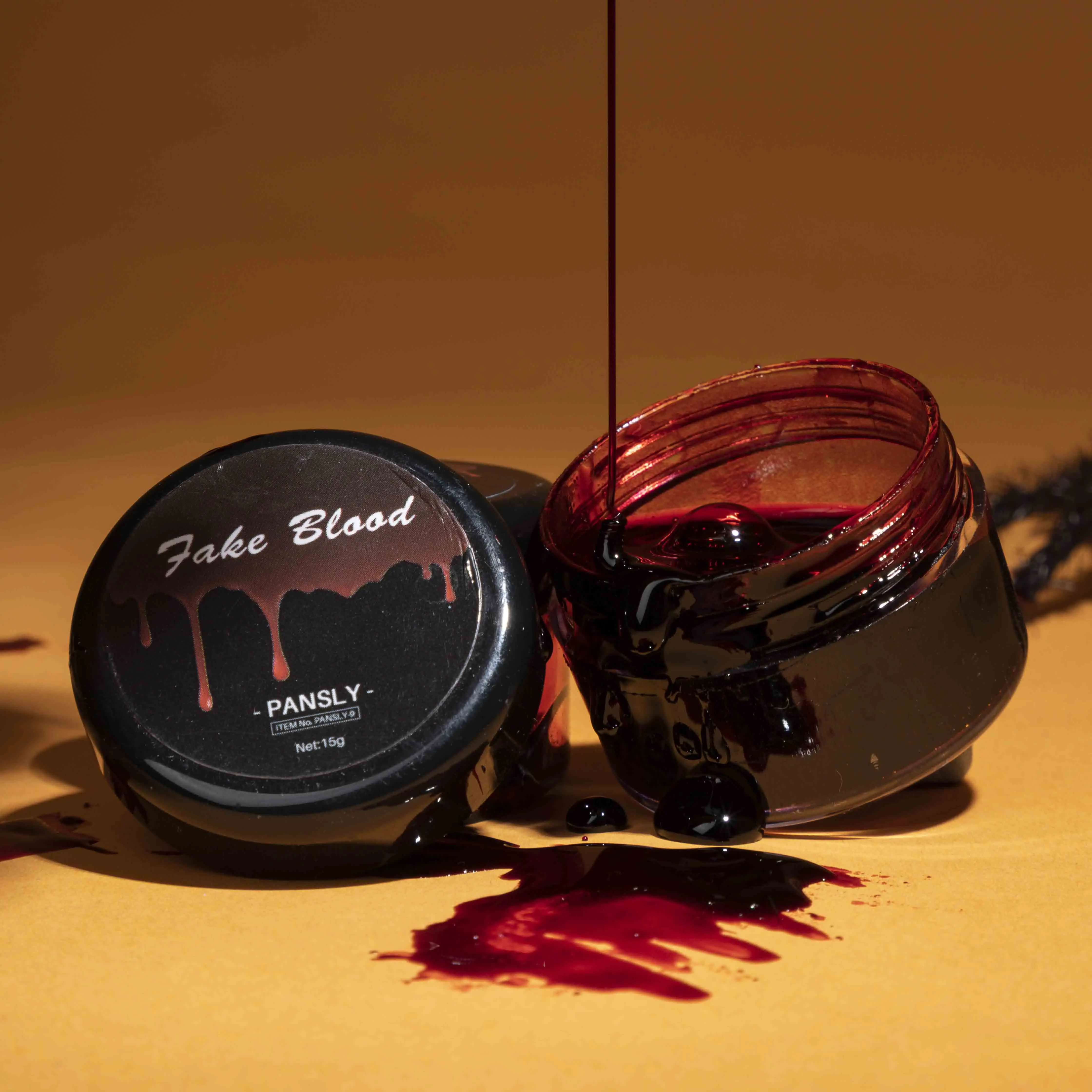 Stage Blood Gel Costume Zombie Vampire and Monster Makeup Non-toxic Coagulated Fake Blood for Halloween