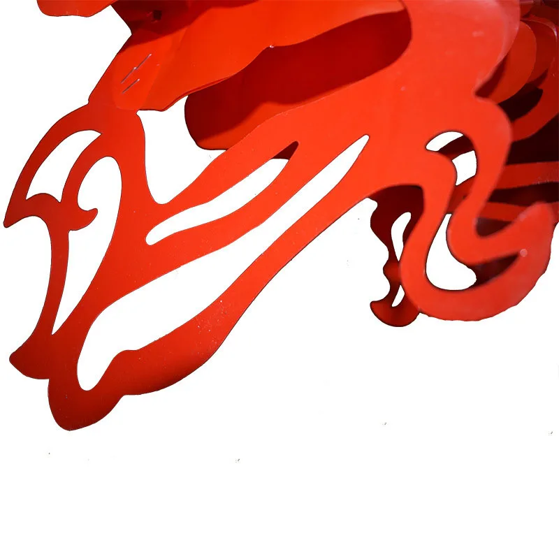 Chinese New Year home decor luxury hanging handicraft paper festival lanterns dragon boat ornaments dragon toy Chinese lanterns