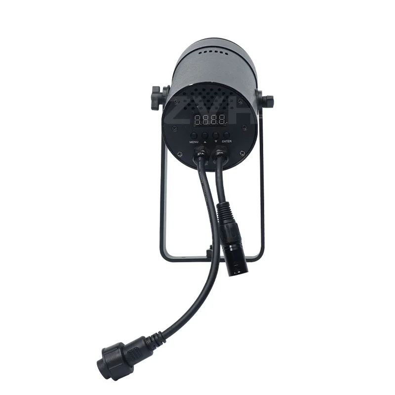 40W LED Fresnel Spotlight with Manual Zoom Bi-Color Black Aluminum House Spot DMX 1/2/3/5 Channel for Stage Lighting Gallery