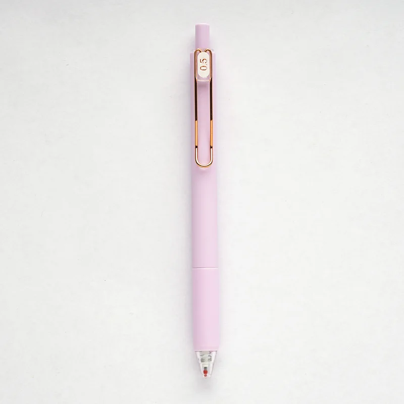 Best Sale 0.5mm Colorful Retractable Gel Pen with Comfort Rubber Grip Office Student Stationery Supplies Smooth Gel Pen