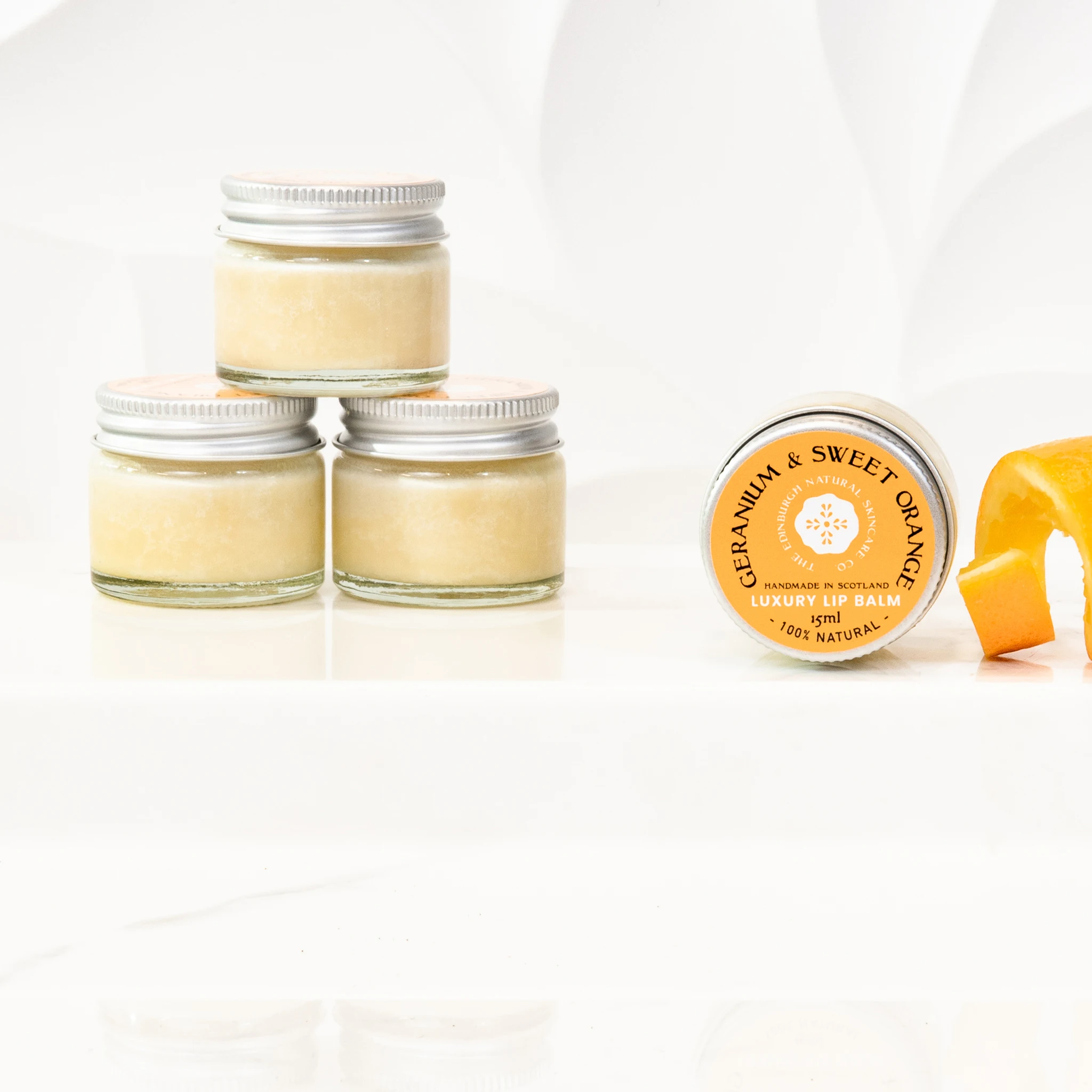 Luxury Lip Balm - 100% Natural Handmade in Scotland - The Edinburgh Natural Skincare Co.