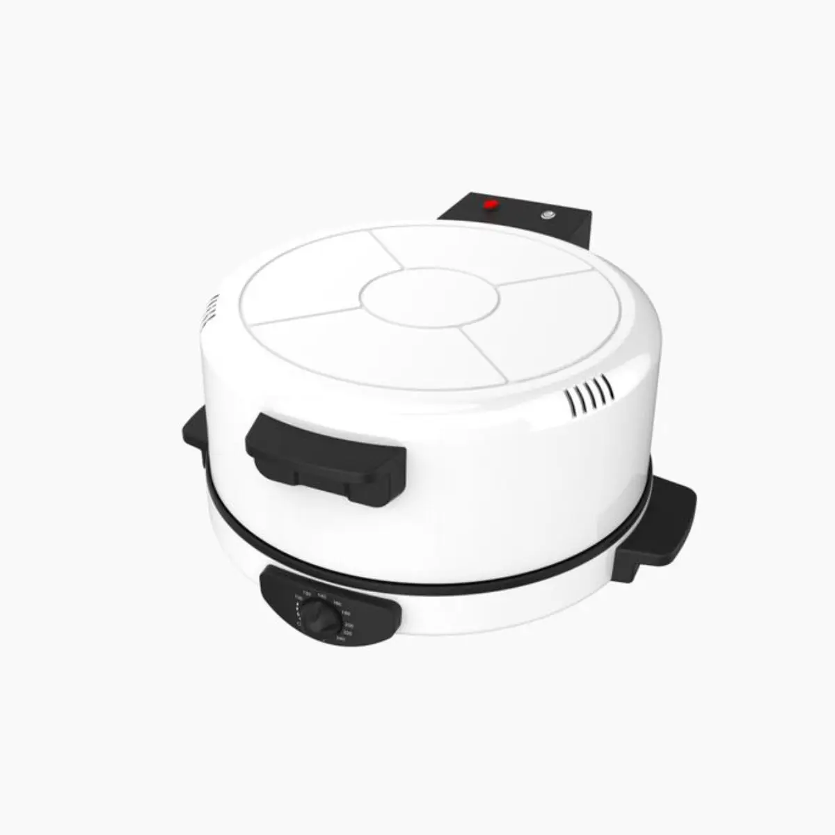 Stainless Steel Non Stick Easy Cleaning Electric Home Use Arabic Bread Pizza Pita Maker Cooker With Temperature Control Window
