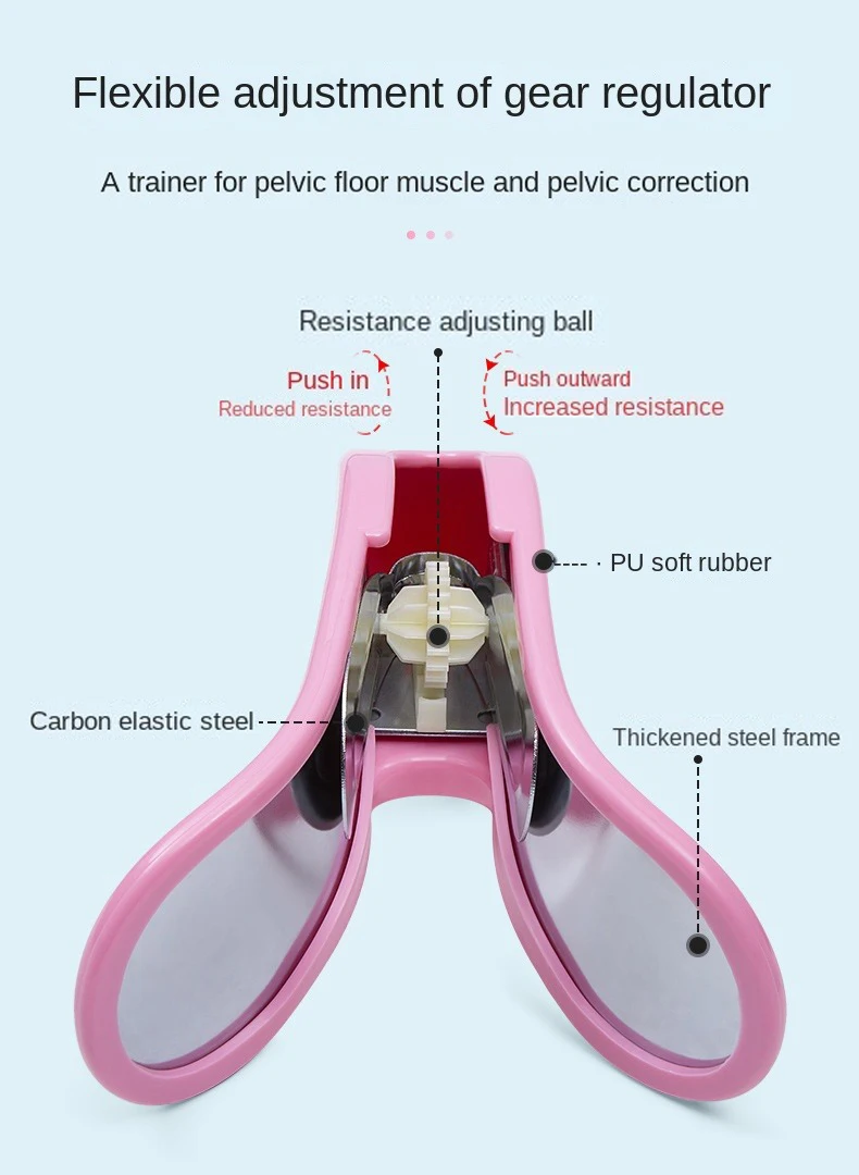 Hip-lifting and leg-stovepipe artifact Tightening Peach Hip Repair Pelvic Floor Muscle Inner Leg Clamping Trainer