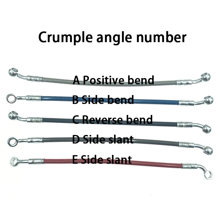 Superior SS(Stainless Steel) Braided PTFE NYLON Brake Hose 1/8 SAE J1401 DOT PU PVC Coating Customized Length Color Brake Pipe