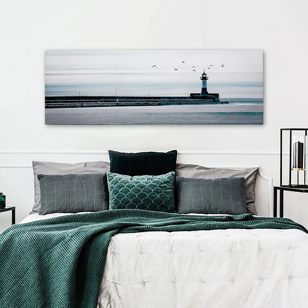 Wholesale custom seascape design canvas paintings art wall decor