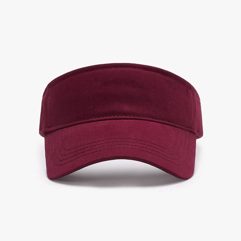 2024 Custom Logo Embroidery Outdoor Wholesale Printing Outdoor Visor Beach Adjustable Sun Cap Visor Hats