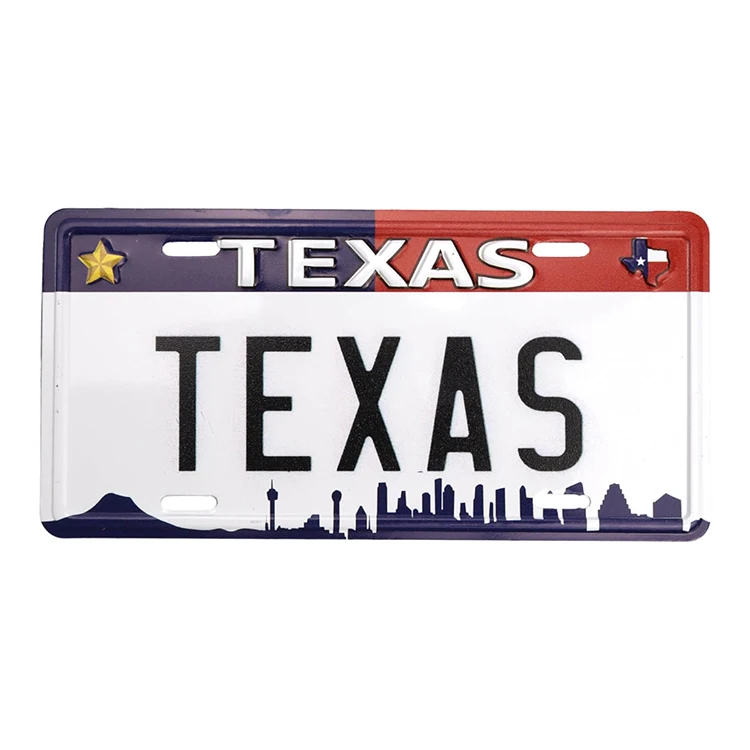 Custom Small Car License Plate Fridge Magnet Mini Collectible Souvenir Keepsake