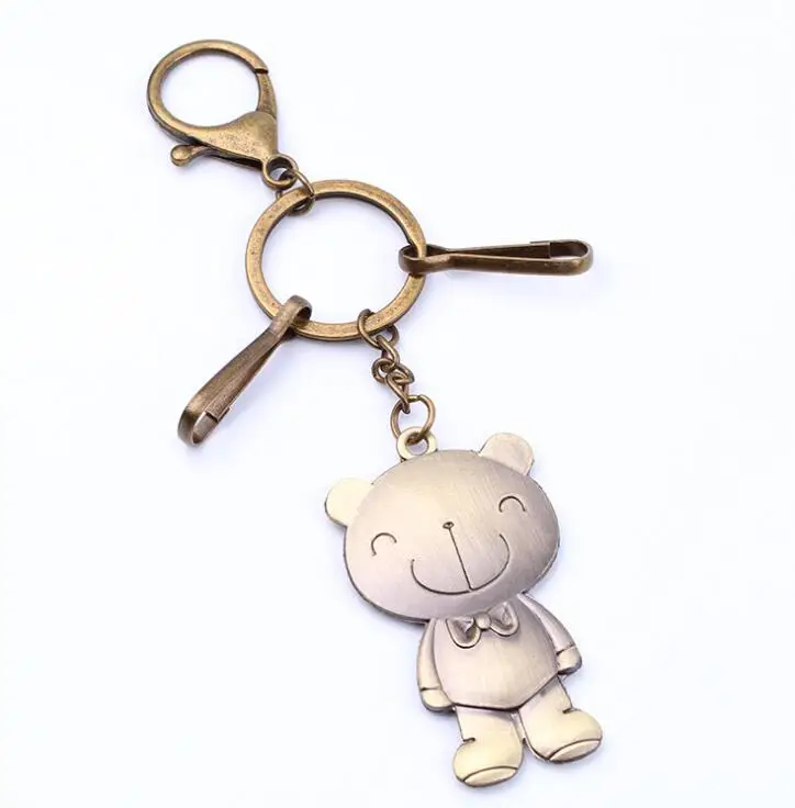 CS092 винтажные медные брелки для ключей из сплава с индивидуальным логотипом брелок для ключей креативные рекламные подарки