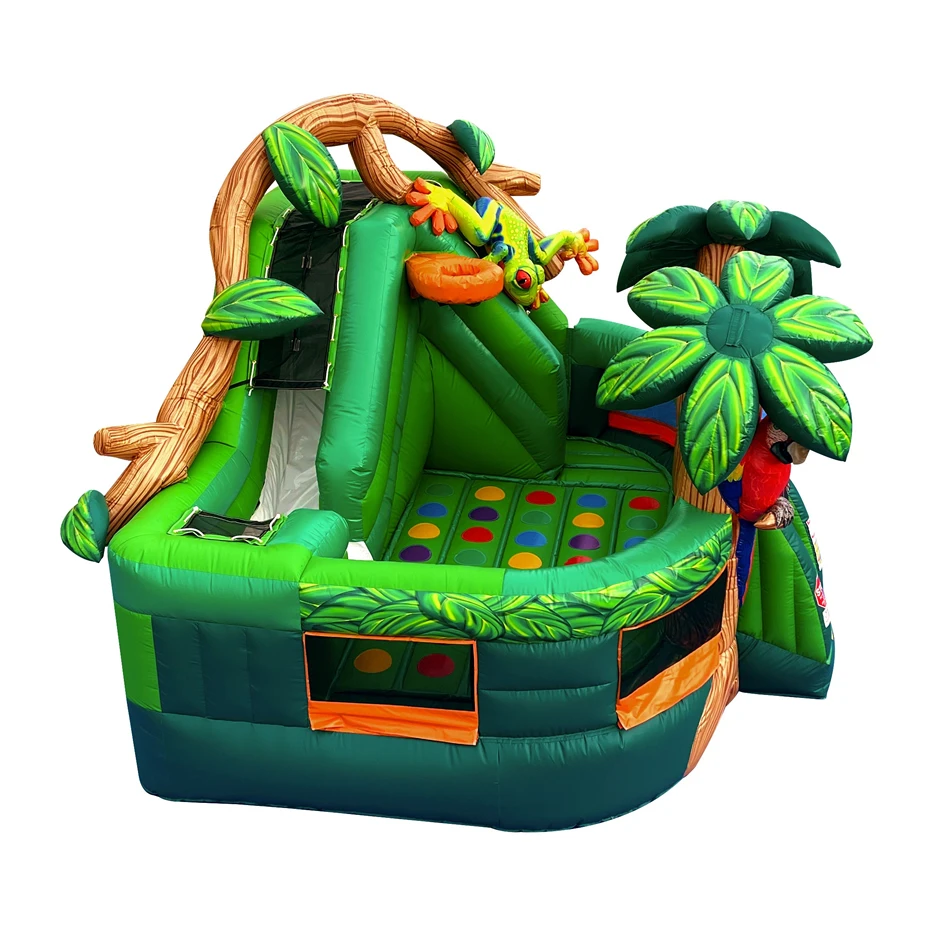 wholesale inflatable  Carnival Fair Combo Carnival 5 in 1 Combo carnival theme bounce house