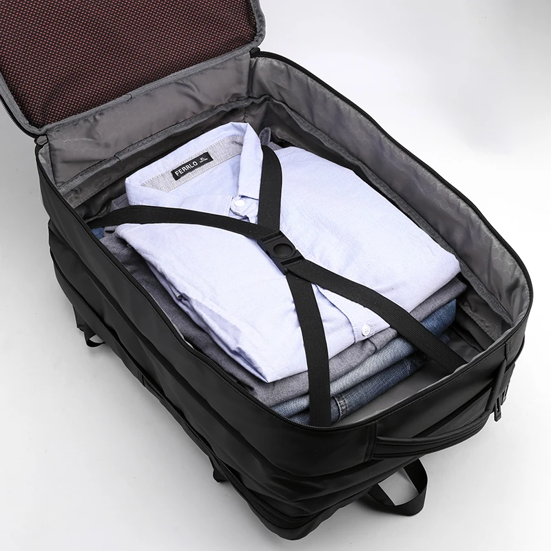 Trendy Custom Men Leather Backpack Bags Fashion Luxury Waterproof College School Backpack Back Pack