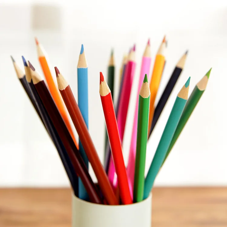 Круглый треугольный шестиугольный держатель для рисования карандаш 7 дюймов цветной с логотипом на заказ
