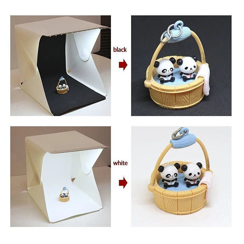 Travor F40 40*40cm studio accessories led folding light cube tent mini estudio fotogrfico studio photo shoot soft box