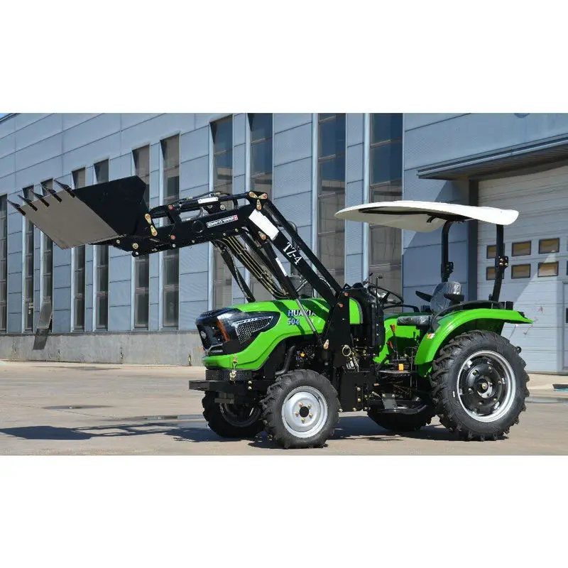 Хуаксия трактор 50HP 4x4 HX504 модель 4wd сельскохозяйственный фронтальный погрузчик тракторы