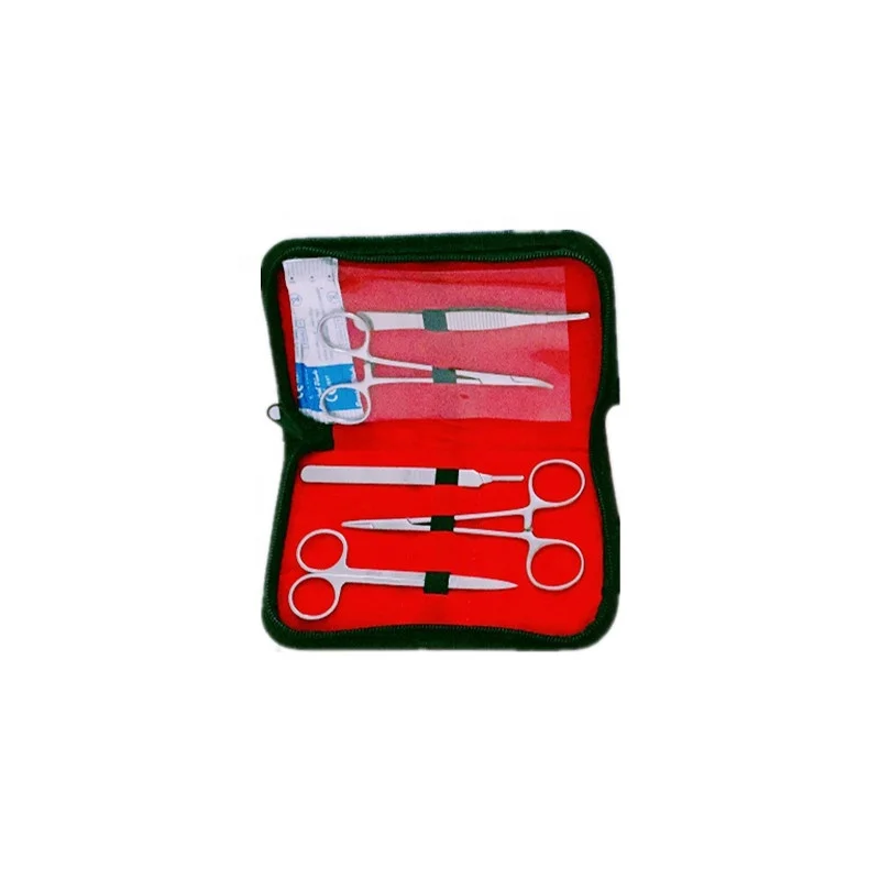 Medical Students Practice Suture Kit with Suture Training Skin Pad