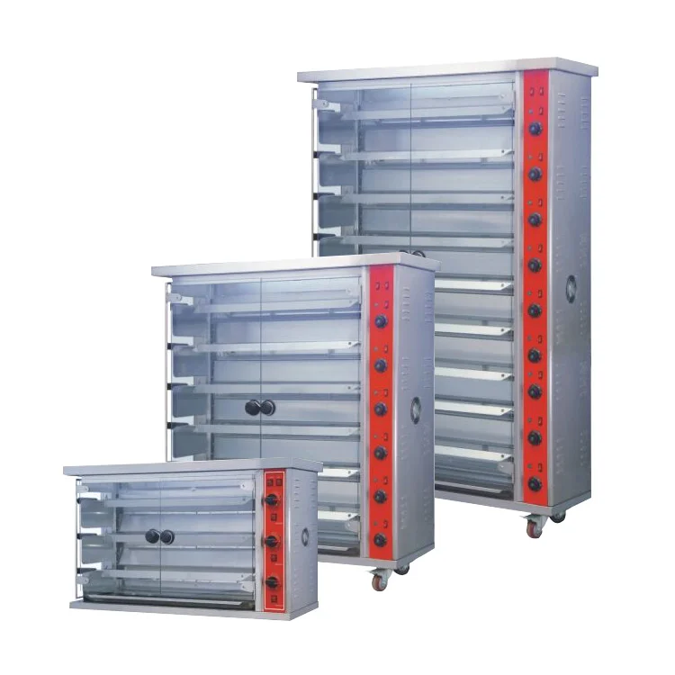 Закусочная машина для ресторана автоматическая газовая печь с 3/6/9 грилями