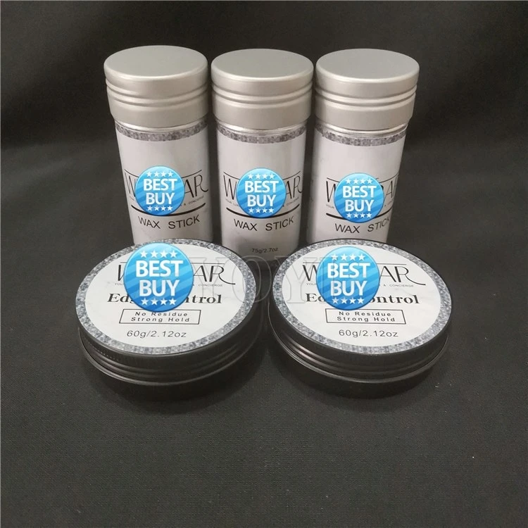 Natural Control Broken Hair Styling Fixative Finishing Gel No White Residue Shine and Smooth Edge Control for Hair