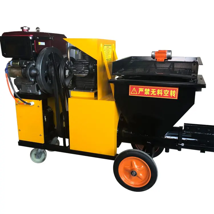 Cement Spray Machine Mortar Concrete Stucco Plaster Cement Mortar Spray