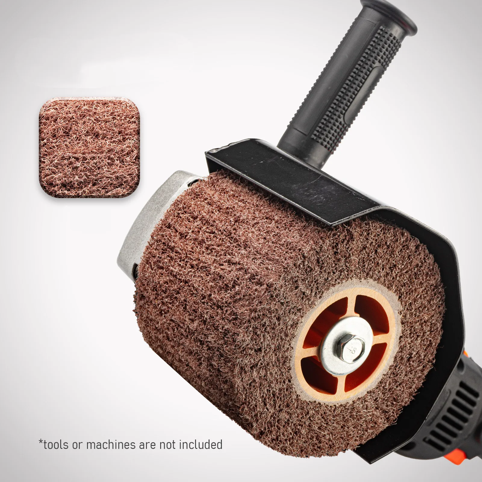 Wire Drawing Polishing Wheel Flap Wheels Strong Cutting Force Clear Lines Flap Brush for Surface Treatment of Metal Products