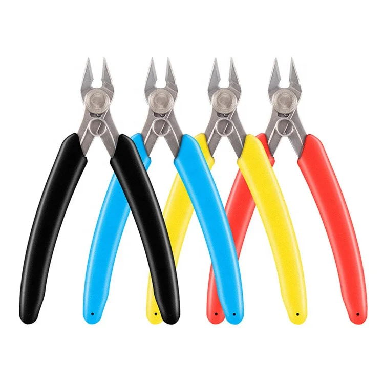 YTH KM-037 Factory Sales Fine Polishing Stainless Steel Electrical Nipper Hand Tools Diagonal Side Cutter Cutting Pliers