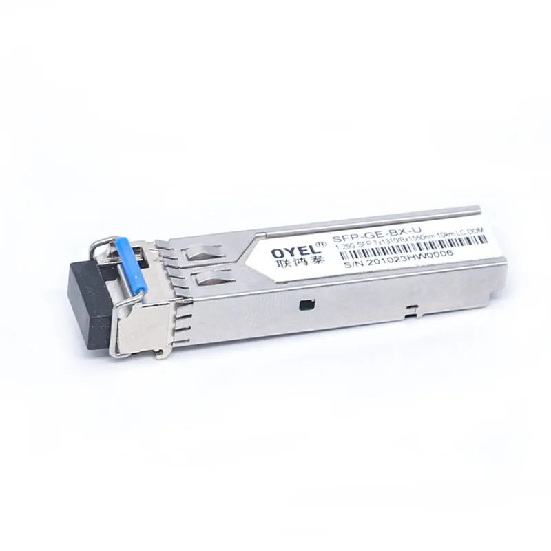 OYEL Gigabit single mode single fiber 1.25G TX1550/RX1310nm 20km Fiber LC DDM SFP Module