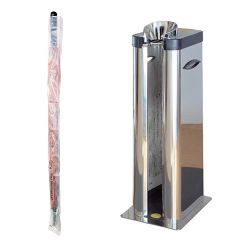 
Wet Umbrella Wrapping Machine Umbrella PLA Bag for hotel umbrella bag dispenser 