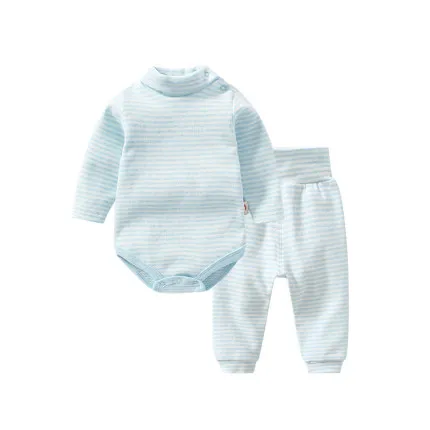 
Deft design newborn baby clothing set with long sleeve 100% cotton 