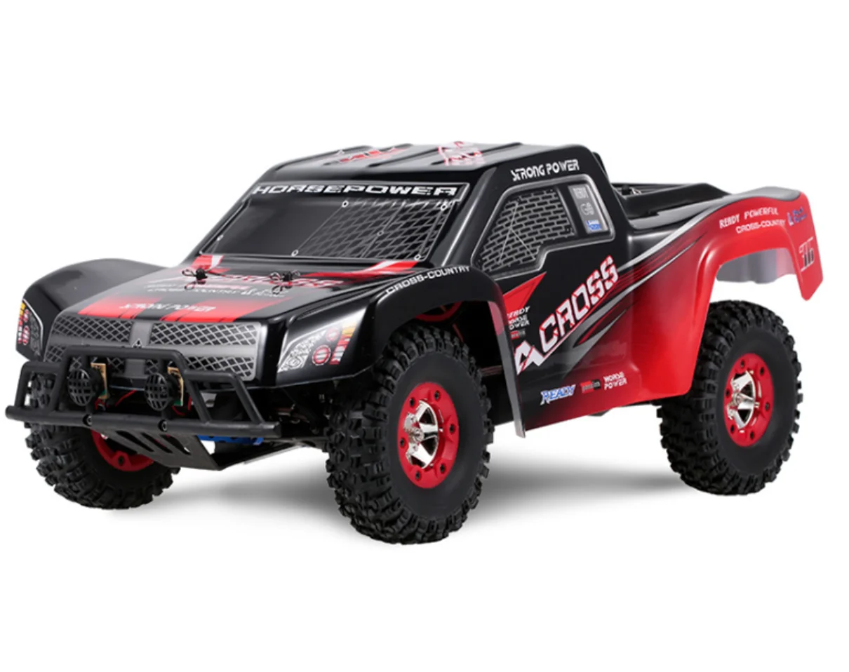 Wltoys 12423 RC Car Brushed 1/12 2.4G 4WD SUV Big Crawler Off Load Car 50km/h High Speed Short Course RC Car